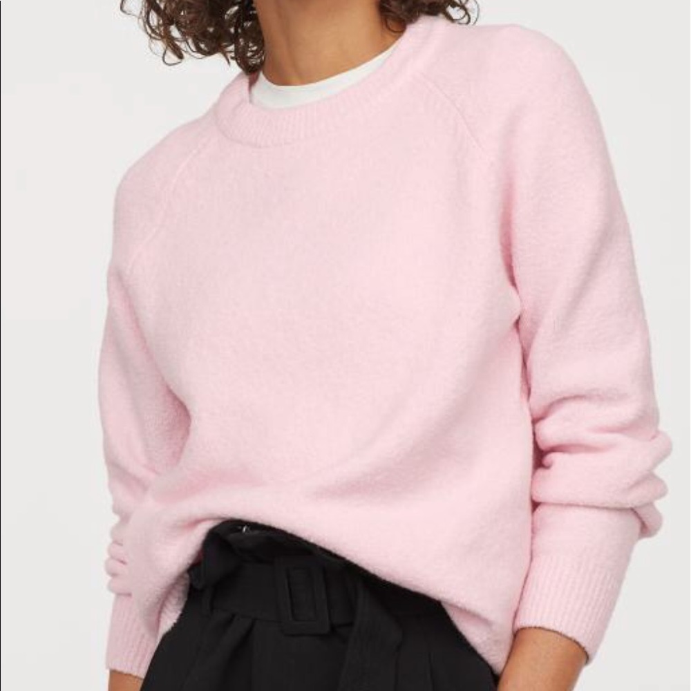 H&M Pink Fine Knit Sweater